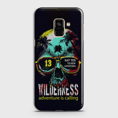 Samsung A8 2018 Cover - Adventure Series - Matte Finish - Snap On Hard Case with LifeTime Colors Guarantee