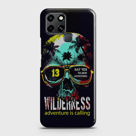 Infinix Smart 6 Cover - Adventure Series - Matte Finish - Snap On Hard Case with LifeTime Colors Guarantee
