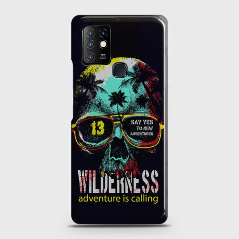 Infinix Hot 10 Cover - Adventure Series - Matte Finish - Snap On Hard Case with LifeTime Colors Guarantee