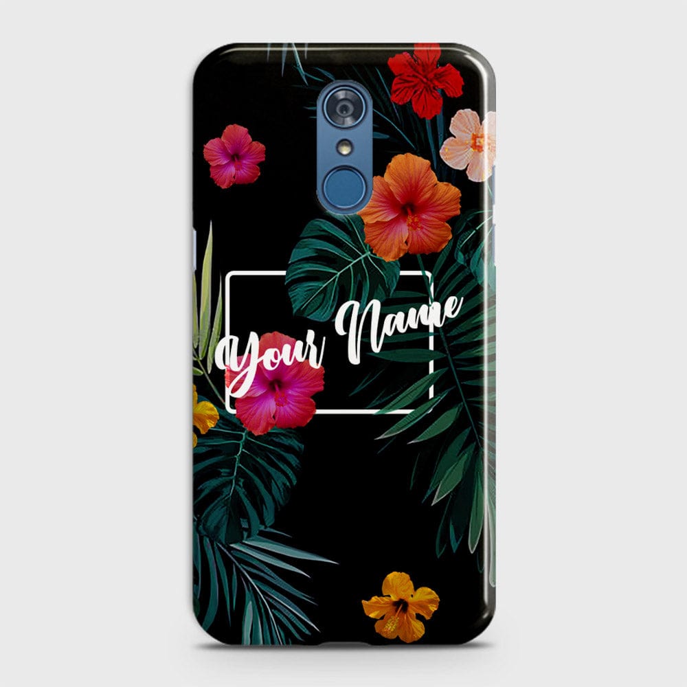 LG Q7 Cover - Floral Series - Matte Finish - Snap On Hard Case with LifeTime Colors Guarantee