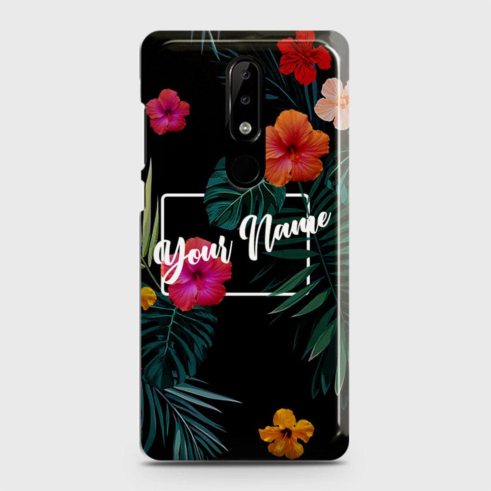 Nokia 3.1 Plus Cover - Floral Series - Matte Finish - Snap On Hard Case with LifeTime Colors Guarantee