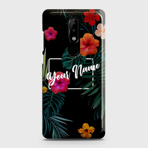 Nokia 3.1 Plus Cover - Floral Series - Matte Finish - Snap On Hard Case with LifeTime Colors Guarantee