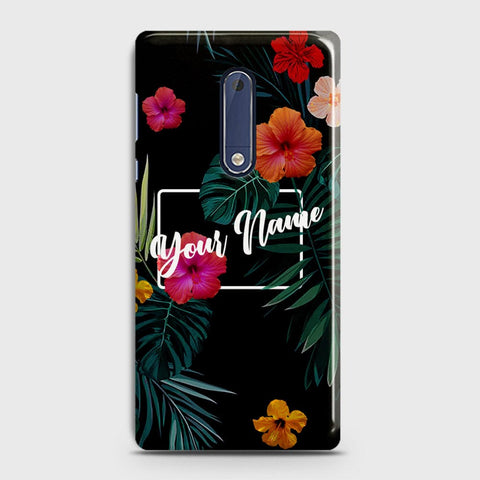 Nokia 5 Cover - Floral Series - Matte Finish - Snap On Hard Case with LifeTime Colors Guarantee