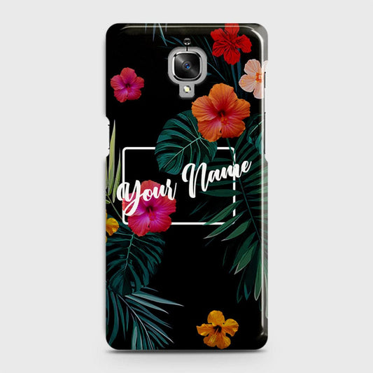 OnePlus 3  Cover - Floral Series - Matte Finish - Snap On Hard Case with LifeTime Colors Guarantee
