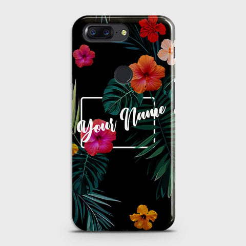 OnePlus 5T  Cover - Floral Series - Matte Finish - Snap On Hard Case with LifeTime Colors Guarantee