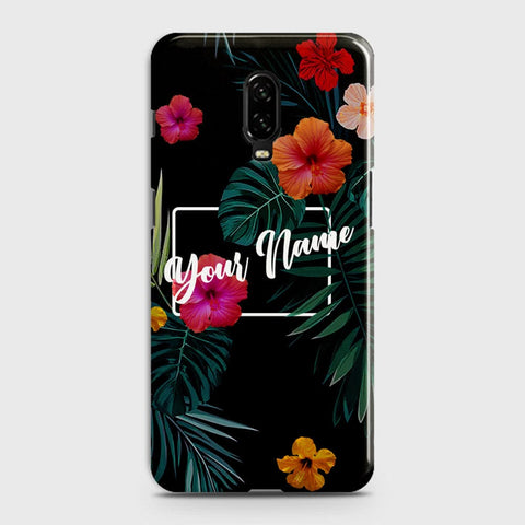 OnePlus 6T  Cover - Floral Series - Matte Finish - Snap On Hard Case with LifeTime Colors Guarantee