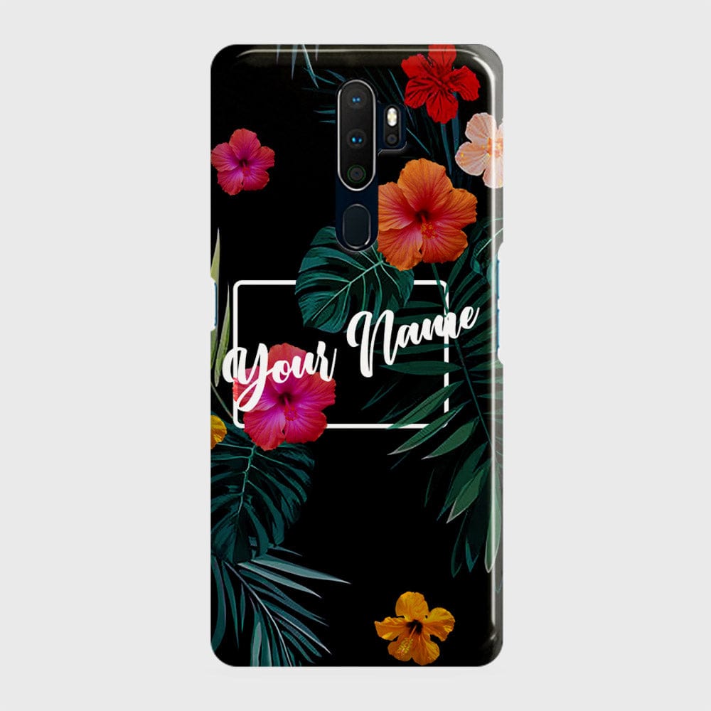 Oppo A9 2020 Cover - Floral Series - Matte Finish - Snap On Hard Case with LifeTime Colors Guarantee