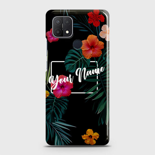 oppo A35 Cover - Floral Series - Matte Finish - Snap On Hard Case with LifeTime Colors Guarantee