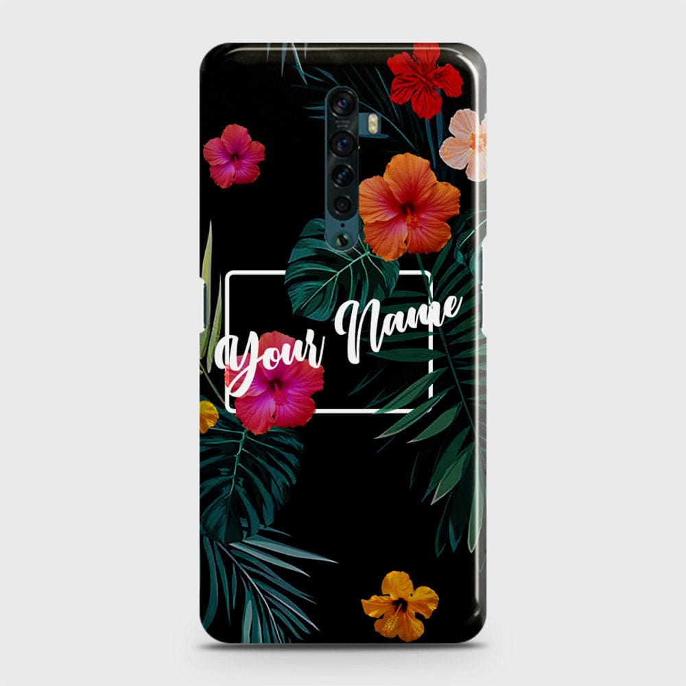 Oppo Reno 2 Cover - Floral Series - Matte Finish - Snap On Hard Case with LifeTime Colors Guarantee