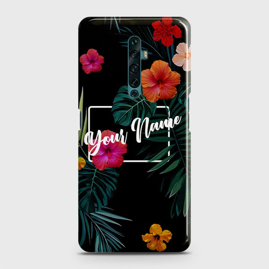 Oppo Reno 2F Cover - Floral Series - Matte Finish - Snap On Hard Case with LifeTime Colors Guarantee