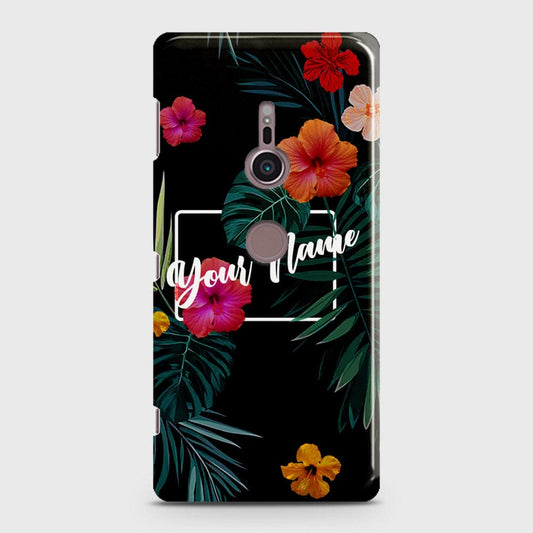 Sony Xperia XZ2 Cover - Floral Series - Matte Finish - Snap On Hard Case with LifeTime Colors Guarantee