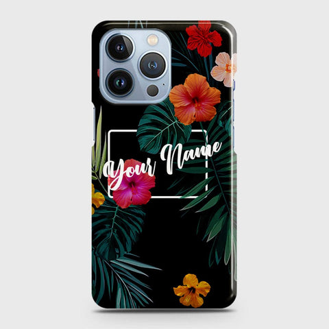 iPhone 13 Pro  Cover - Floral Series - Matte Finish - Snap On Hard Case with LifeTime Colors Guarantee
