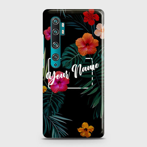 Xiaomi Mi Note 10 Cover - Floral Series - Matte Finish - Snap On Hard Case with LifeTime Colors Guarantee