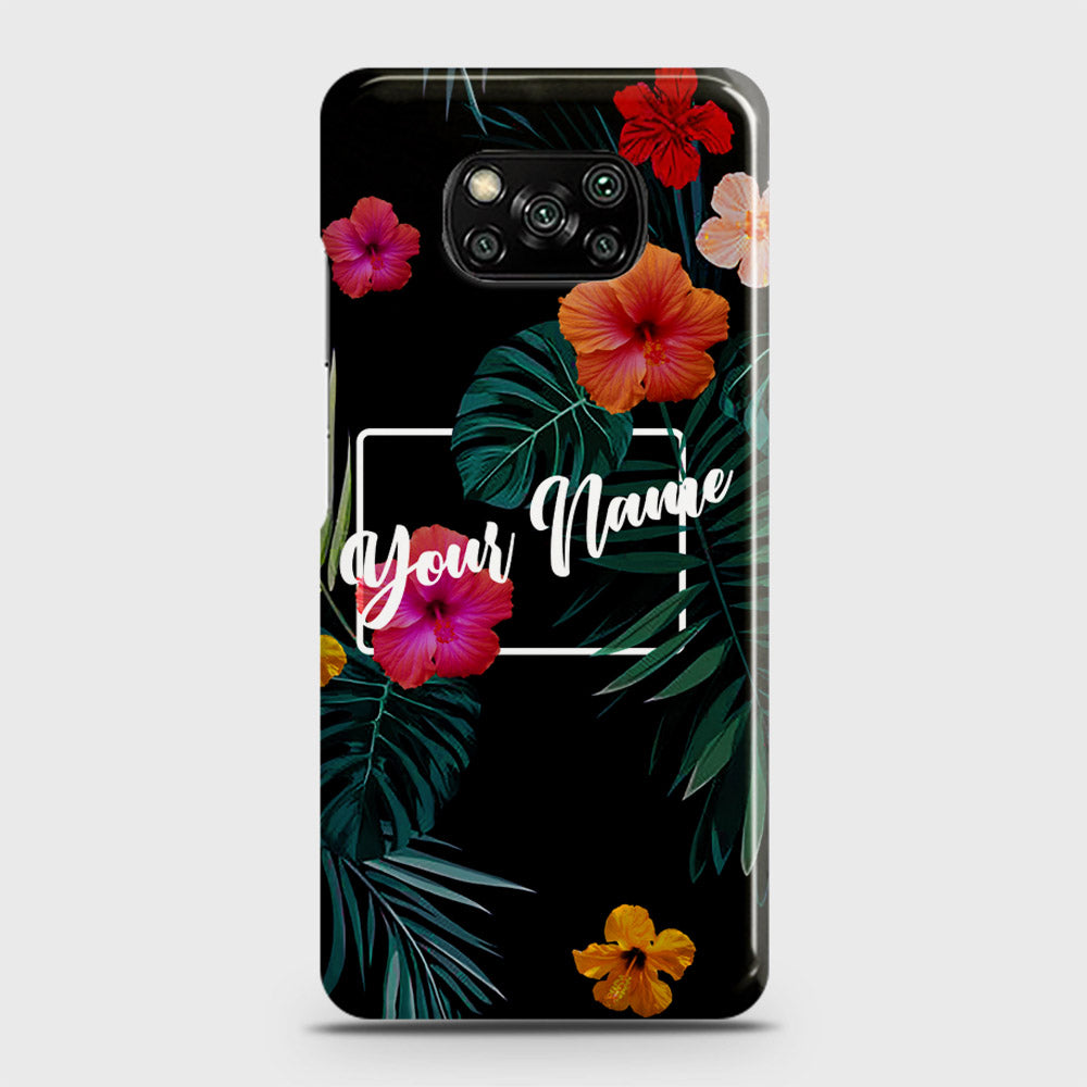 Xiaomi Poco X3 Pro Cover - Floral Series - Matte Finish - Snap On Hard Case with LifeTime Colors Guarantee