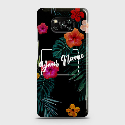 Xiaomi Poco X3 Pro Cover - Floral Series - Matte Finish - Snap On Hard Case with LifeTime Colors Guarantee