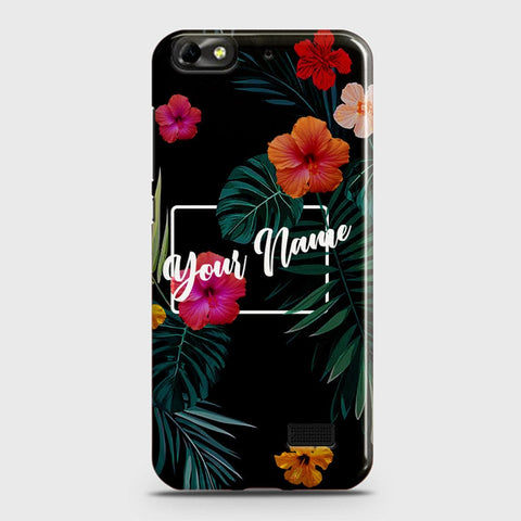 Huawei Honor 4C Cover - Floral Series - Matte Finish - Snap On Hard Case with LifeTime Colors Guarantee