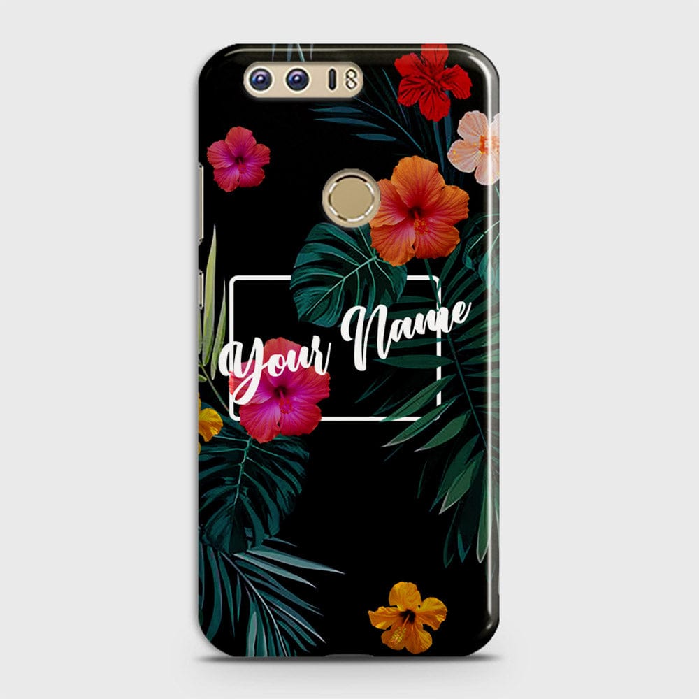 Huawei Honor 8 Cover - Floral Series - Matte Finish - Snap On Hard Case with LifeTime Colors Guarantee