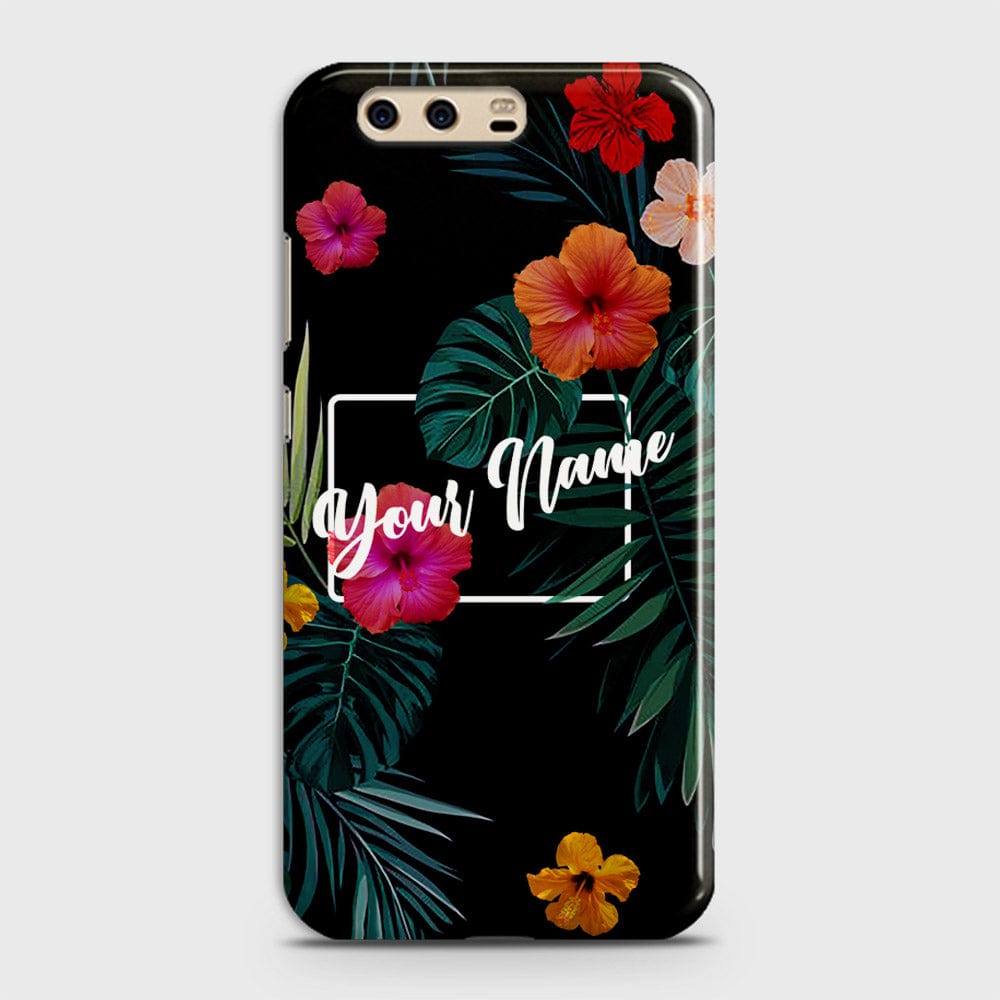 Huawei P10 Cover - Floral Series - Matte Finish - Snap On Hard Case with LifeTime Colors Guarantee