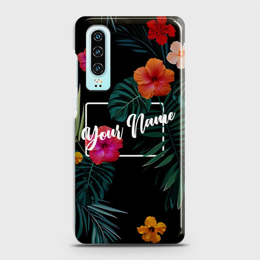 Huawei P30 Cover - Floral Series - Matte Finish - Snap On Hard Case with LifeTime Colors Guarantee