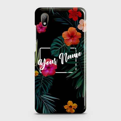 Huawei Y5 2019 Cover - Floral Series - Matte Finish - Snap On Hard Case with LifeTime Colors Guarantee