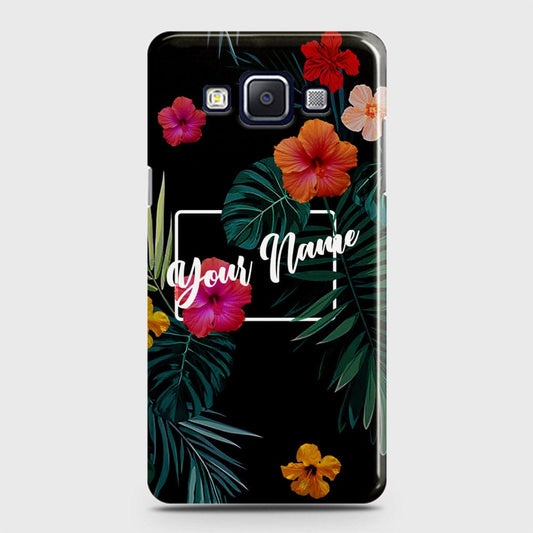 Samsung Galaxy A7 2015 Cover - Floral Series - Matte Finish - Snap On Hard Case with LifeTime Colors Guarantee