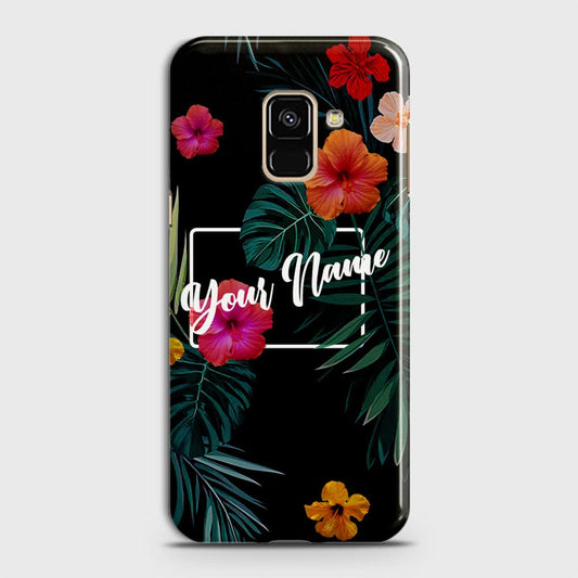 Samsung A8 Plus 2018 Cover - Floral Series - Matte Finish - Snap On Hard Case with LifeTime Colors Guarantee