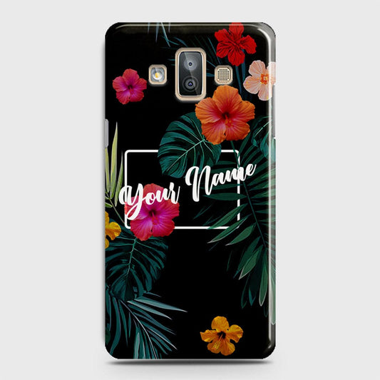 Samsung Galaxy J7 Duo Cover - Floral Series - Matte Finish - Snap On Hard Case with LifeTime Colors Guarantee