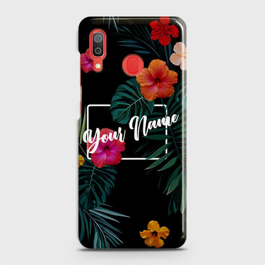 Samsung Galaxy A20 Cover - Floral Series - Matte Finish - Snap On Hard Case with LifeTime Colors Guarantee