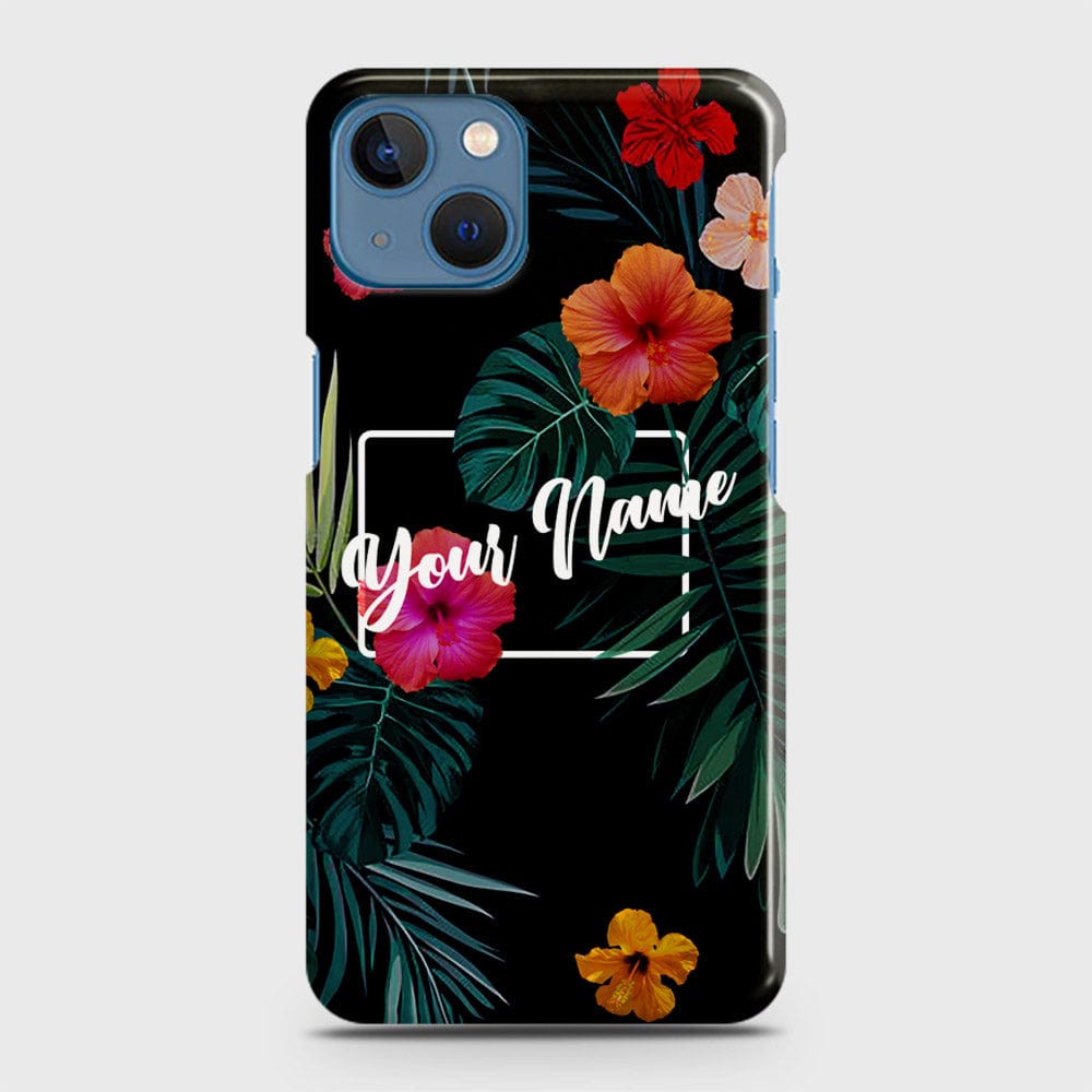 iPhone 13 Mini Cover - Floral Series - Matte Finish - Snap On Hard Case with LifeTime Colors Guarantee