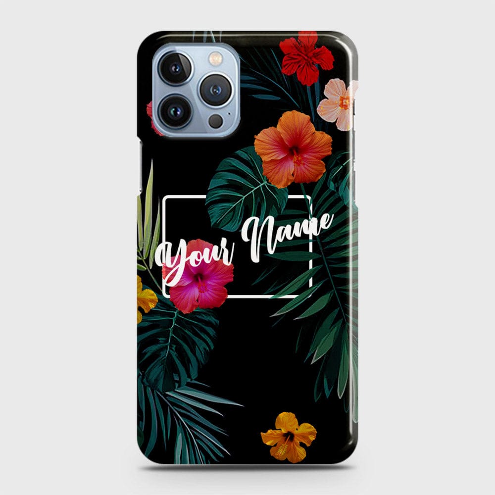 iPhone 13 Pro Max Cover - Floral Series - Matte Finish - Snap On Hard Case with LifeTime Colors Guarantee
