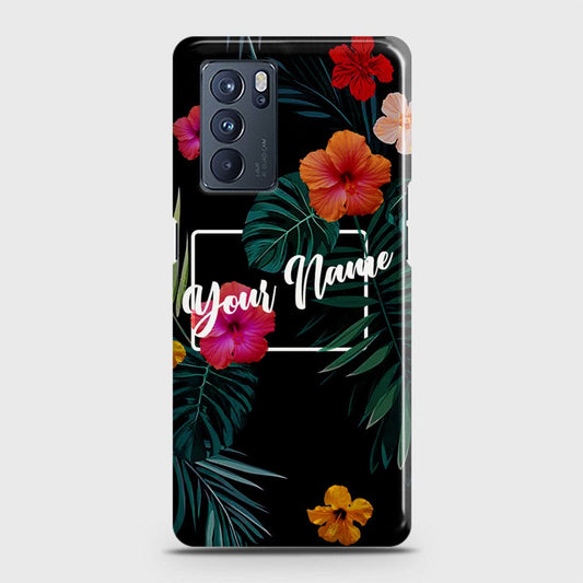 Oppo Reno 6 Pro 5G Cover - Floral Series - Matte Finish - Snap On Hard Case with LifeTime Colors Guarantee