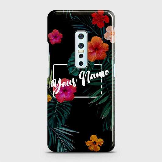 Vivo V17 Pro Cover - Floral Series - Matte Finish - Snap On Hard Case with LifeTime Colors Guarantee