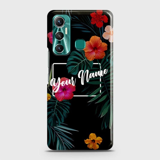 Infinix Hot 11 Cover - Floral Series - Matte Finish - Snap On Hard Case with LifeTime Colors Guarantee