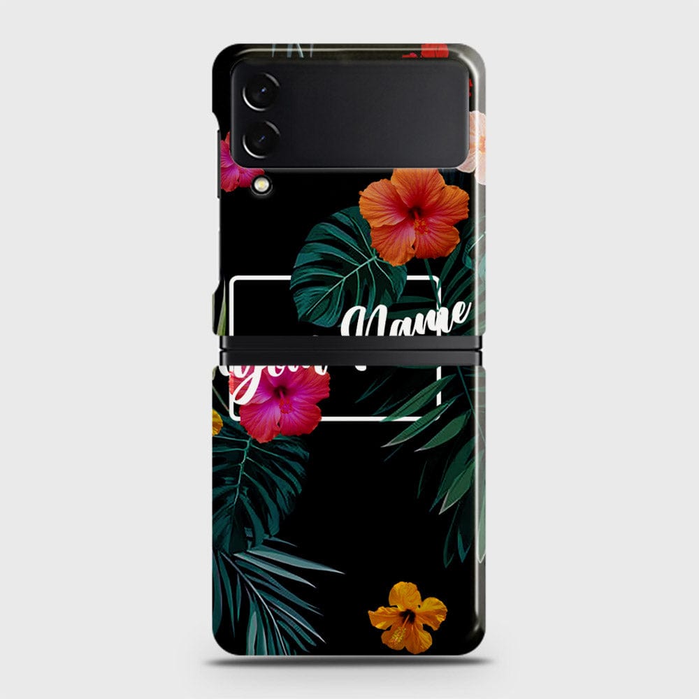 Samsung Galaxy Z Flip 3 5G Cover - Floral Series - Matte Finish - Snap On Hard Case with LifeTime Colors Guarantee