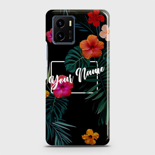 Vivo Y01 Cover - Floral Series - Matte Finish - Snap On Hard Case with LifeTime Colors Guarantee