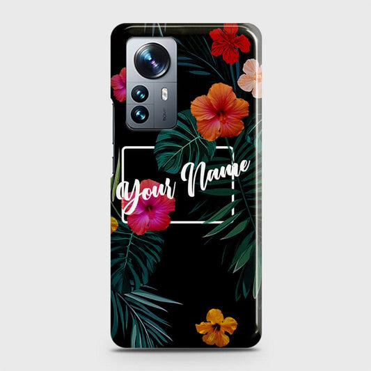 Xiaomi 12 Pro Cover - Floral Series - Matte Finish - Snap On Hard Case with LifeTime Colors Guarantee