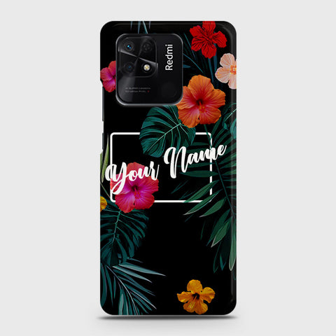 Xiaomi Redmi 10C Cover - Floral Series - Matte Finish - Snap On Hard Case with LifeTime Colors Guarantee