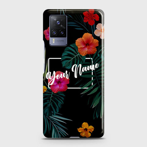 Vivo X60 Pro  Cover - Floral Series - Matte Finish - Snap On Hard Case with LifeTime Colors Guarantee