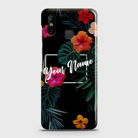 Infinix Smart 4 Cover - Floral Series - Matte Finish - Snap On Hard Case with LifeTime Colors Guarantee