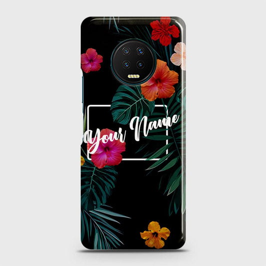 Infinix Note 7 Cover - Floral Series - Matte Finish - Snap On Hard Case with LifeTime Colors Guarantee