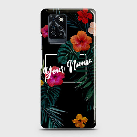 Infinix Note 10 Pro Cover - Floral Series - Matte Finish - Snap On Hard Case with LifeTime Colors Guarantee