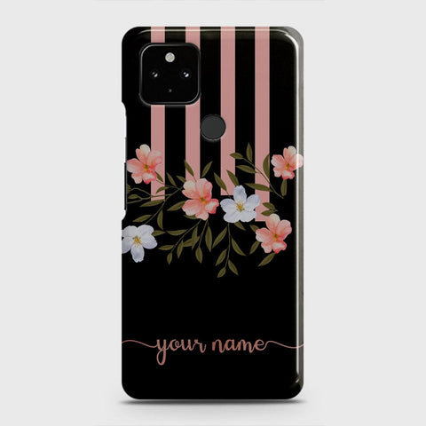 Google Pixel 5 Cover - Floral Series - Matte Finish - Snap On Hard Case with LifeTime Colors Guarantee