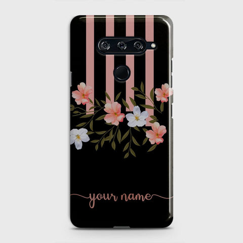 LG V40 ThinQ Cover - Floral Series - Matte Finish - Snap On Hard Case with LifeTime Colors Guarantee