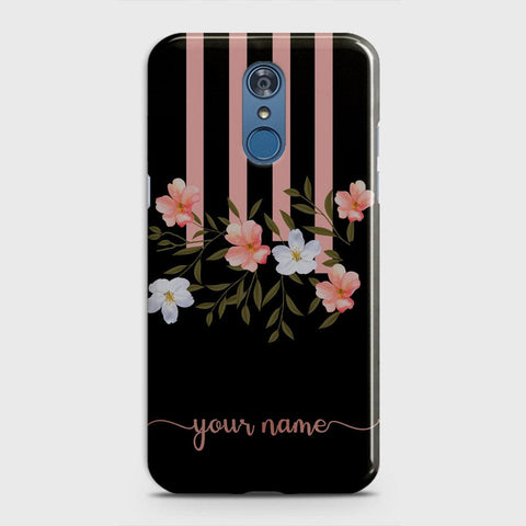 LG Q7 Cover - Floral Series - Matte Finish - Snap On Hard Case with LifeTime Colors Guarantee