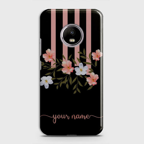 Motorola E4 Plus Cover - Floral Series - Matte Finish - Snap On Hard Case with LifeTime Colors Guarantee
