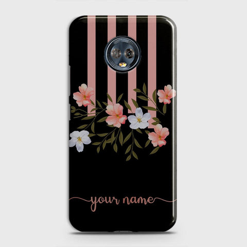 Motorola Moto G6 Plus Cover - Floral Series - Matte Finish - Snap On Hard Case with LifeTime Colors Guarantee