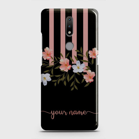 Nokia 2.4 Cover - Floral Series - Matte Finish - Snap On Hard Case with LifeTime Colors Guarantee