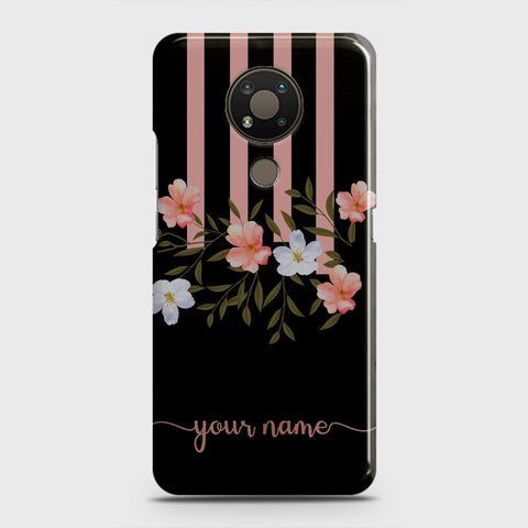 Nokia 3.4 Cover - Floral Series - Matte Finish - Snap On Hard Case with LifeTime Colors Guarantee