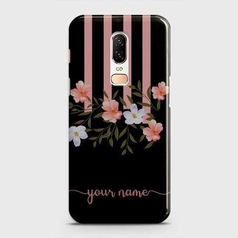OnePlus 6  Cover - Floral Series - Matte Finish - Snap On Hard Case with LifeTime Colors Guarantee