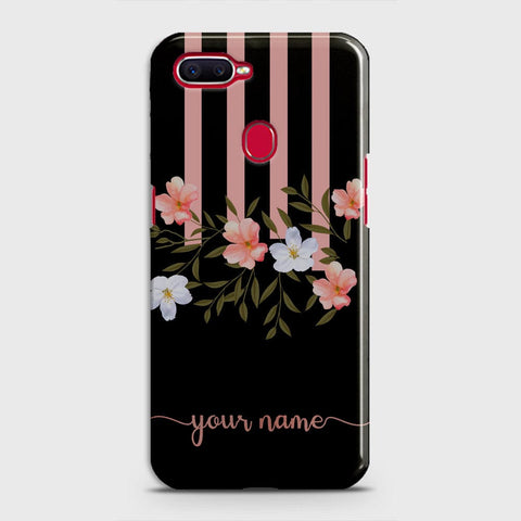 Oppo A7 Cover - Floral Series - Matte Finish - Snap On Hard Case with LifeTime Colors Guarantee